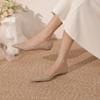 Woman Flats Gold Wedding Bride Shoe Pointed Toe Sexy Shoes For Women High Quality Fashion Novelties Offer 39 Genuine Mark On