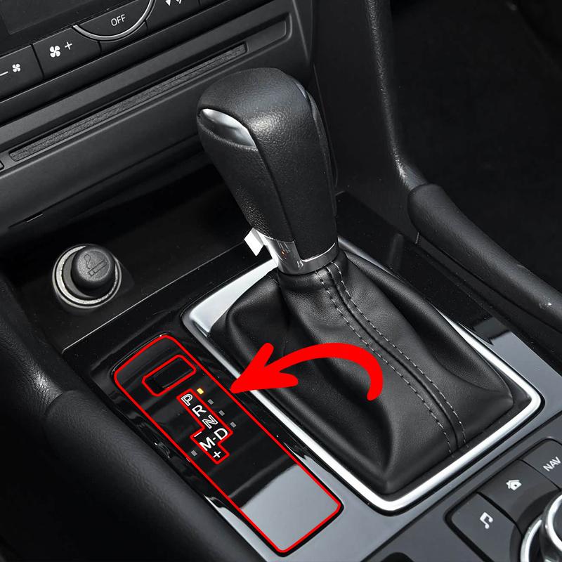 For Mazda 3 Axela 2017 2018 Gear Panel Transparent TPU Protective Film Anti Scratch Repair Film