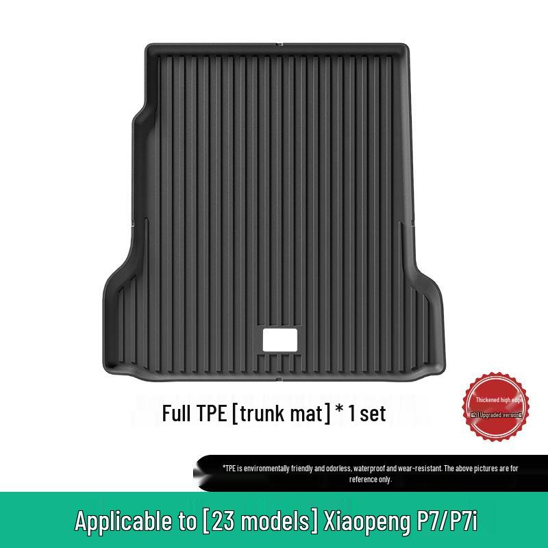 Compatible TPE Floor Mats, Seat Back Mats, and Trunk Mats for Xiaopeng P7/P7i/P7+ (Models 23-26)
