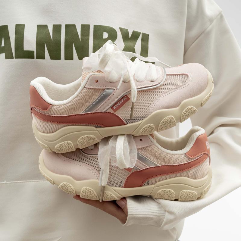 Belle mesh breathable sneakers summer niche design lightweight casual De Lun Zi 35