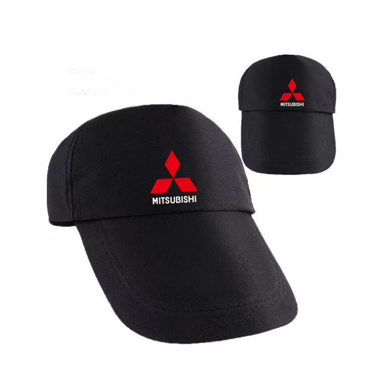 Mode Damen Herren Baseballkappen Weiblich Männlich Sportkappe Sonnenhut für Mitsubishi Lancer ASX Outlander Pajero Evolution Zubehör