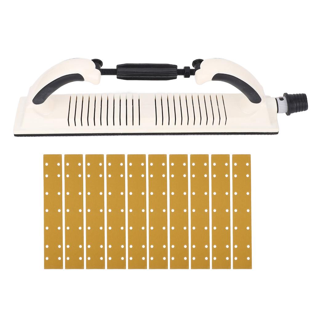 Longboard Hand Sanding File Block Adjustable Radius Hook and Loop Backing Hand Sanding Block with