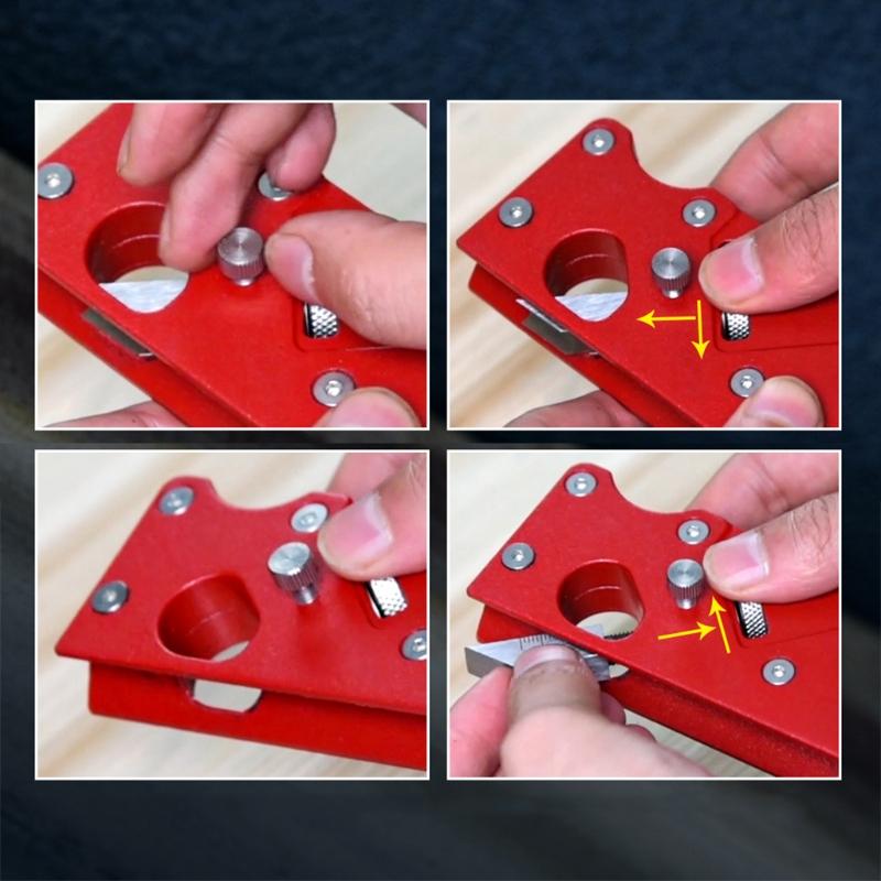Chamfer Plane for Wood, Metal Woodworking Edge Corner Plane Flattening Tool, Woodwork Hand Planer