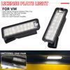 For VW GTi Golf 4 5 6 7 MK4 MK5 MK6 MK7 Passat B7 CC EOS Scirocco Beetle 2PCS LED Number License Plate Lights With Canbus