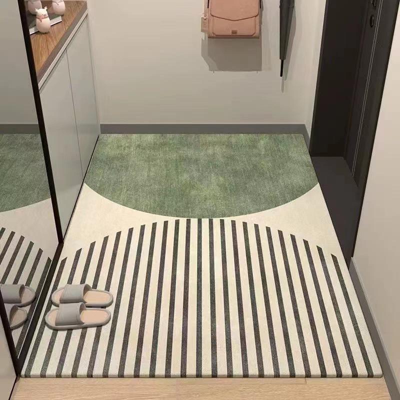 Luxury Printed Entrance Doormat: Dirt-Resistant Household Foyer Pad