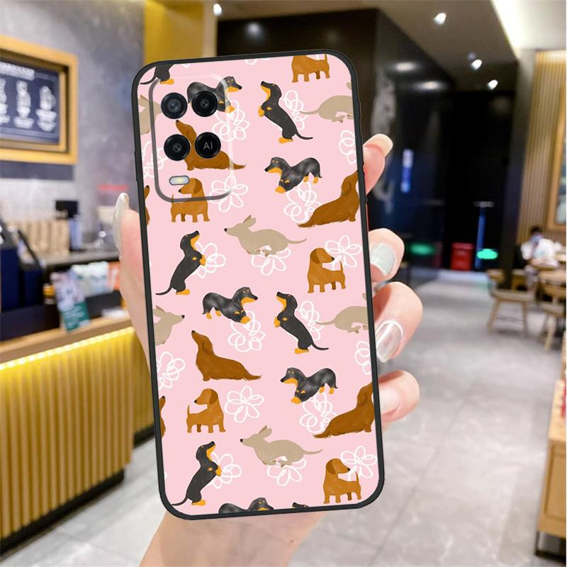 Dachshund Teckel Dackel Dog Case For Oppo A96 A76 A16 A17 A18 A60 A80 A40 A38 A58 A78 A98 A94 A74 A54 A15 A57 A77 A5 Pro