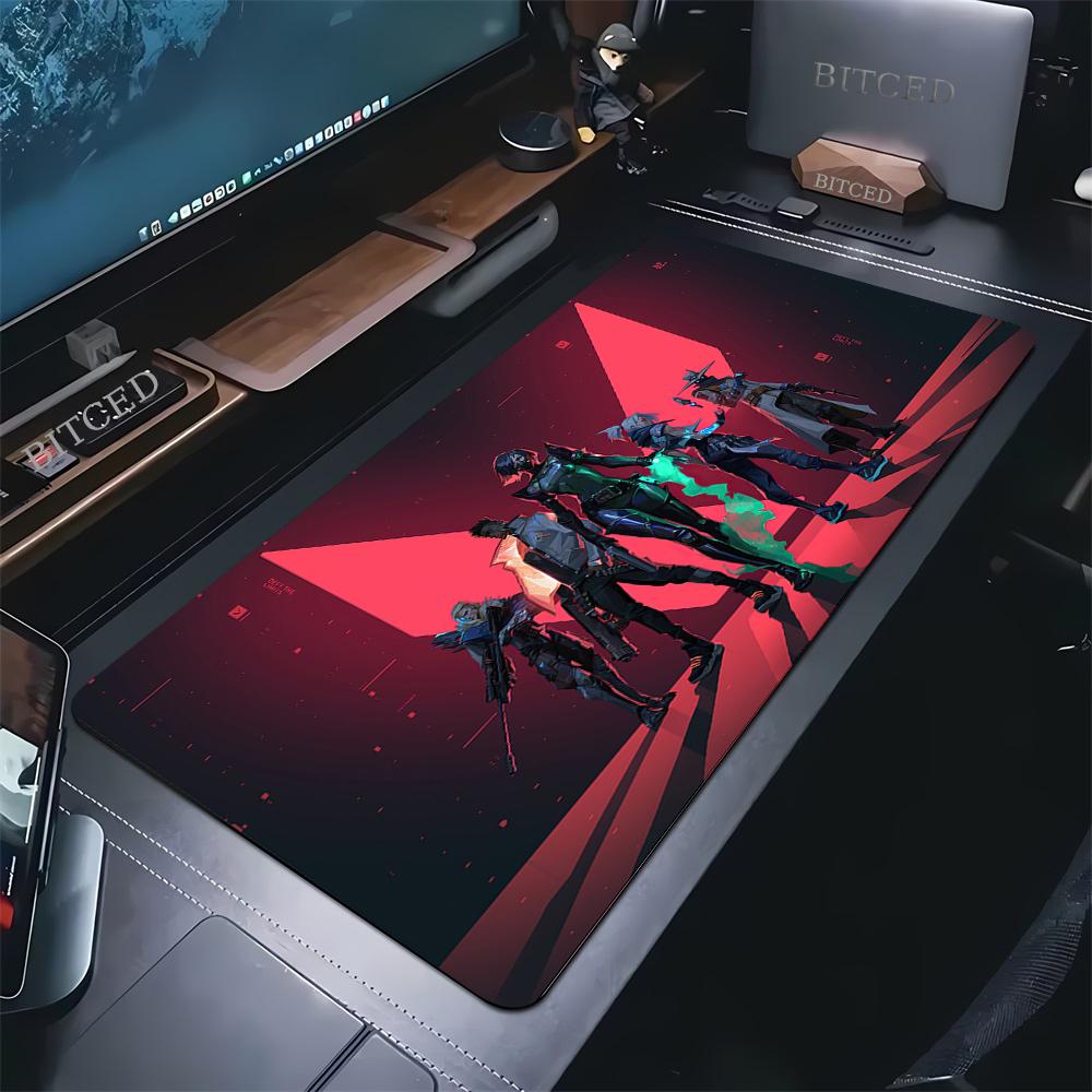 Large Mouse Mat Valorant Gaming Mousepads Desk Rug Gamer Xxl Mousepad 50x100cm Non-slip Desk Pads Table Carpet Design Mouse Pad