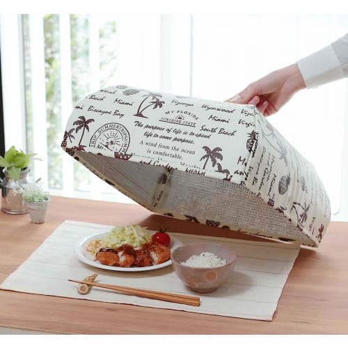 Felio F0930 Foldable Western-Style Table Cover, 36x36cm Square, Large Size, Keeps Food Hot and Cold, Compact Storage