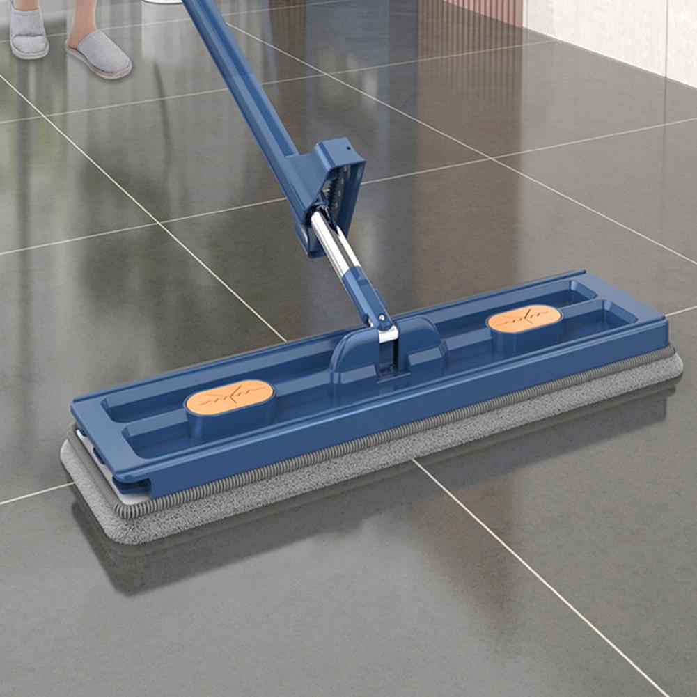 Large Flat Mop 360° Rotating Microfiber Mop Convenient Storage Lazy Squeeze No Hand-Washing For Cleaning Floors F2G3