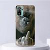 Monkey Memes Soft Case For Xiaomi Redmi Note 14 14S 13 12S 11S 10S 12 11 10 Phone Cover 11T 11E Pro Plus 9 9S Shell Coque