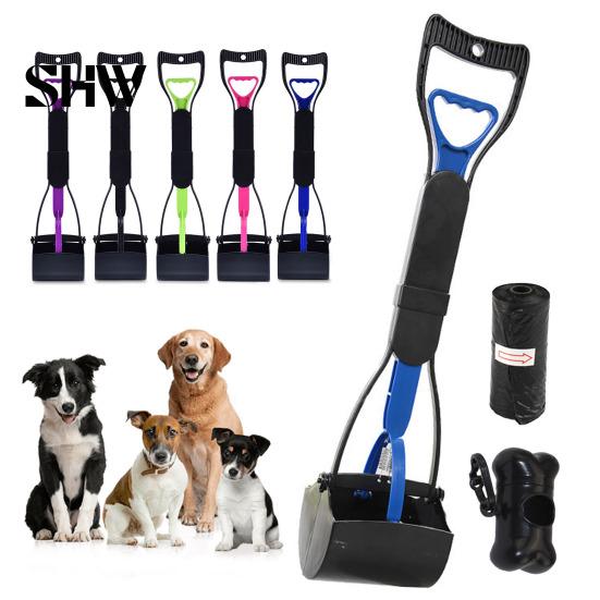 Portable Pet Waste Shovel Dog Pooper Scooper, Cleanup Tool with 20 Bags, Durable Poop Scooper Carry Case, Foldable for Yard, Lawn, Outdoor Use Walking