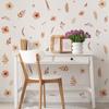 Watercolor Plant Floral Leaves for Living Room Entrance Wall Decoration Background Beautification Wall Sticker