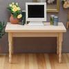 Unfinished Wooden Doll House Table 1:12 Scale Miniature Dining Table Furniture Ornament For Art Painting 11.8x7.6x7cm