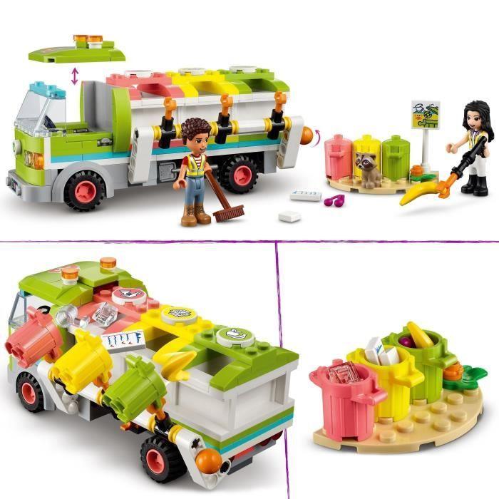 LEGO® Friends 41712 Le Camion De Recyclage, Jouet Éducatif, Avec Mini-poupée Emma
