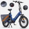 ENGWE LE20 E-Bike 20 Inch Elektrische Fietsen 250W 48V 19,2 Ah 180km Fatbike blauw