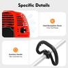 2-Stroke 4-in-1 Garden Multitool 1.4KW 6500RPM Gas Brush Cutter Chainsaw Hedge Trimmer for Lawn Yard Maintenance