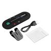 Handsfree Bluetooth Car Kit Sun Visor Clip Audio Adapter Wireless Receiver Multipoint Speaker Phone Auto Stereo Mp3 Player
