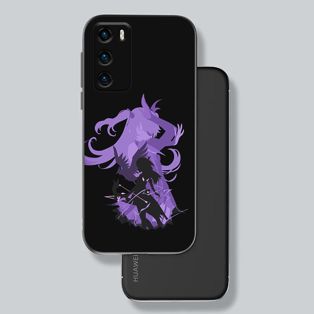 

Чехол для телефона Huawei P30 P40 P10 P20 Lite P50 Pro P Smart Z 2019 2020, чехлы Fundas, силиконовый чехол Genshin Impact, аниме-игра Huawei P50 Pro