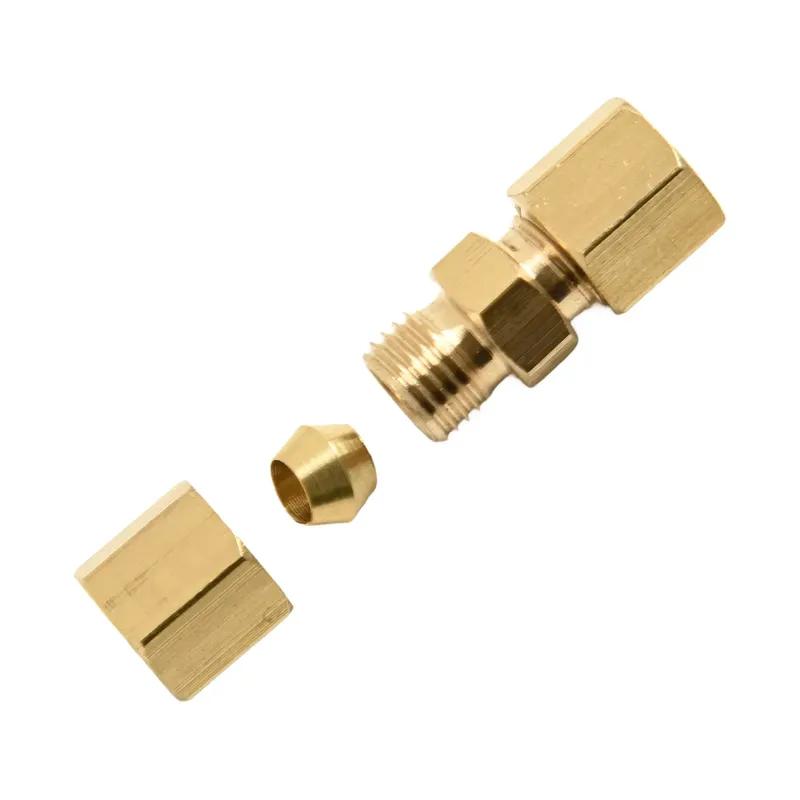4/10PCS Universal Brake Line Connector For Brake Line Without Flaring 4.8mm 3/16 " Car Automobiles Accessories Part Set