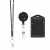 Retractable Lanyard Shiny Finish Badge Reel Bling ID Holder Keychain  Hospital Setting