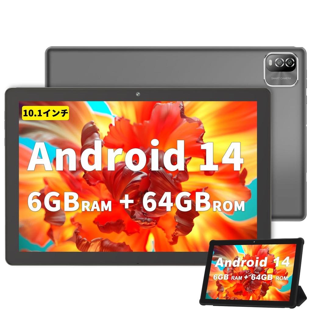 Android 14 6GB Virtual 64GB 1TB TF TAB10 Android 14 RK3562 IPS Bluetooth Instructions Included Tablet, 10-inch, Wi-Fi Model, (3+3 Storage) + +