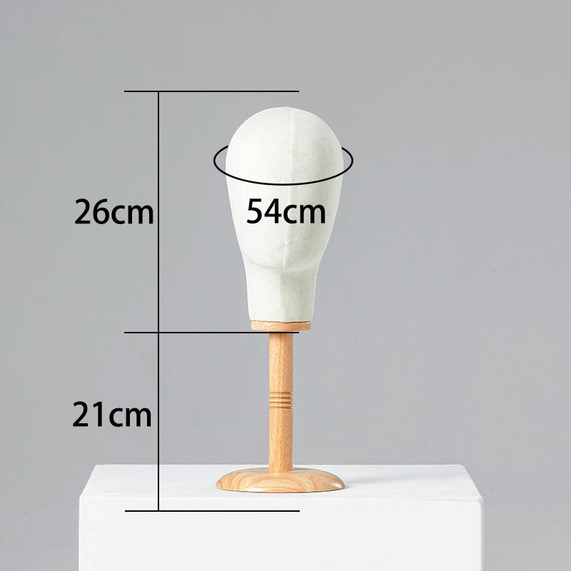 Desktop Female Mannequin Hat and Wig Display Stand