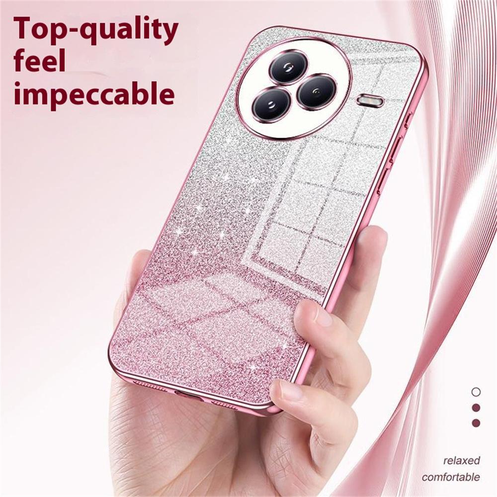 For Xiaomi Civi 5 Pro 5G Case Electroplating Gradient Glitter TPU Phone Cover