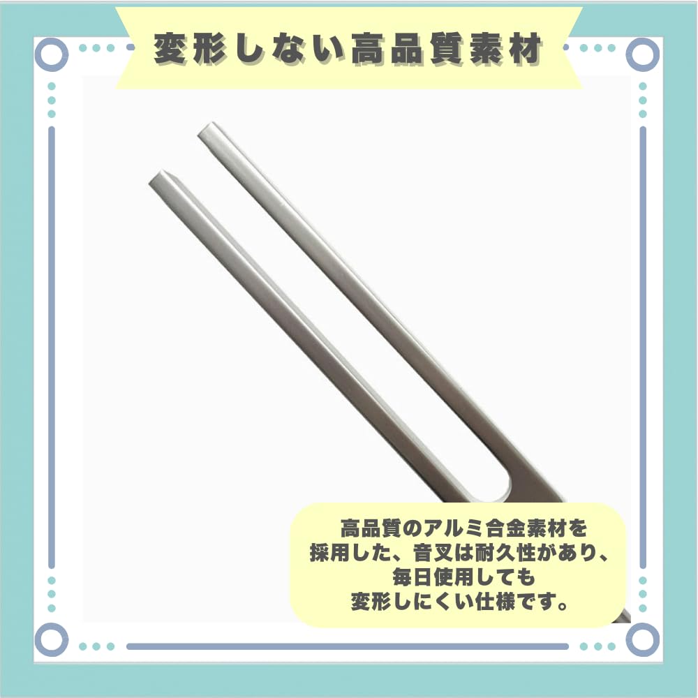 ideastore Crystal Tuner Tuning Forks for Healing, Purification, Meditation, and Yoga, Set of 9 with Base
