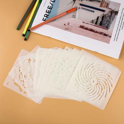 Nuevo Álbum de Relieve Artesanal DIY Plantillas Decorativas de Mandala para Capas Plantilla de Plantilla para Scrapbooking y Pintura