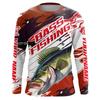 Magliette da Pesca Uomo Manica Lunga Abbigliamento Uomo Autunno Streetwear Girocollo Pullover Maglietta Uomo Abbigliamento Casual Uomo