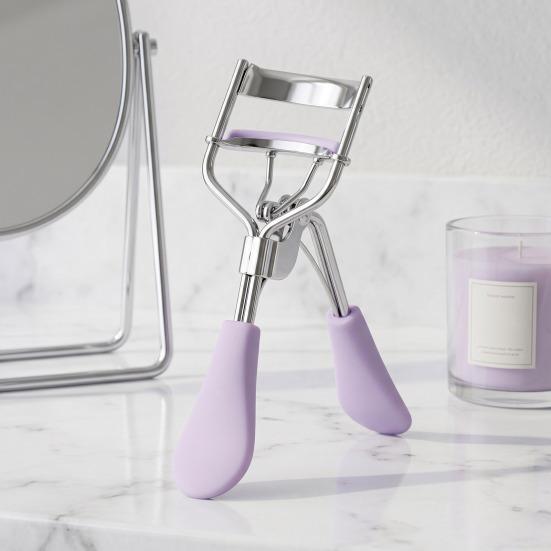 Mini Eyelash Curler with Non-slip Handle Women Precision Eye Lash Curler Natural Long Lasting Professional Beginner Lashes Curling Tools