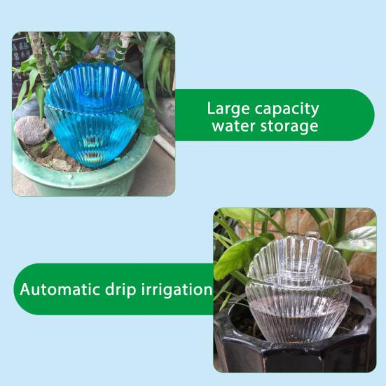 Self Watering Bulbs for Indoor Outdoor Plants Shell Shaped Automatic Plant Waterer Spikes with Slow Release System for Home Garden Plant Decor