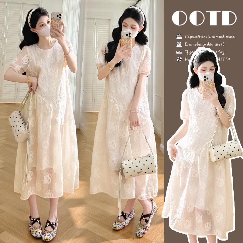 2026 Summer Maternity Dress 2 Extra Large