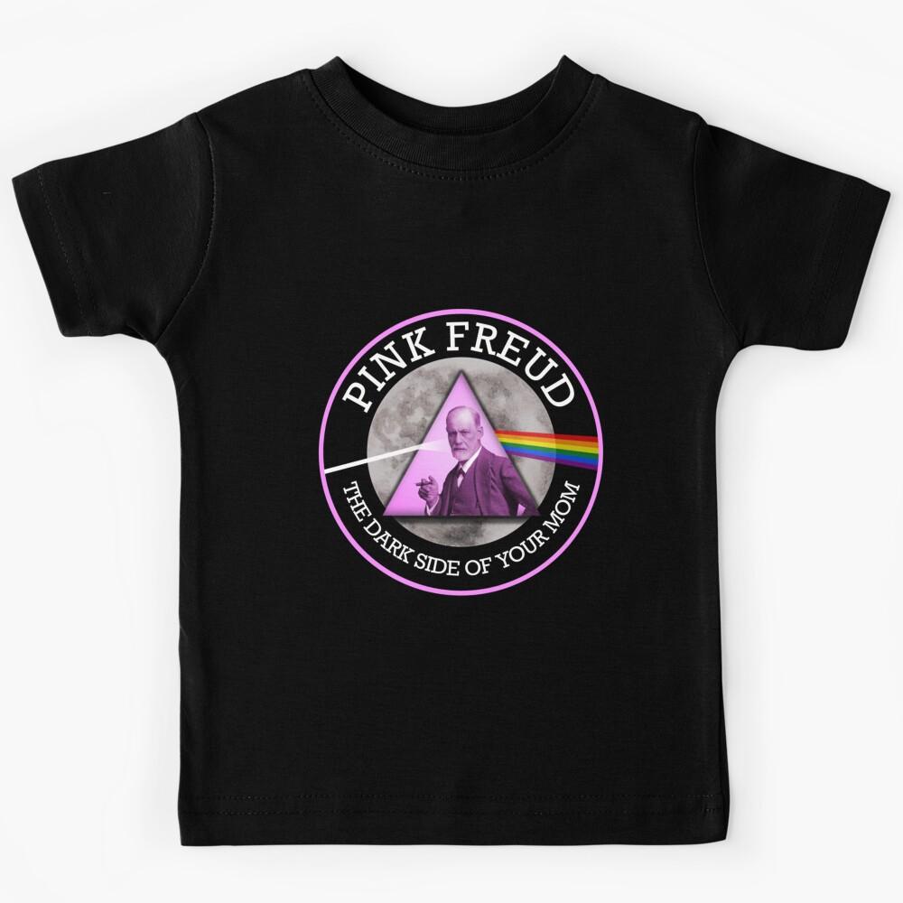 Pink Freud, The dark side of your mom white text Kids T-Shirt 170