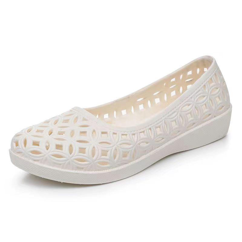 Dámské lehké protiskluzové prodyšné PVC sandály: Ideální pro letní svrchní oblečení