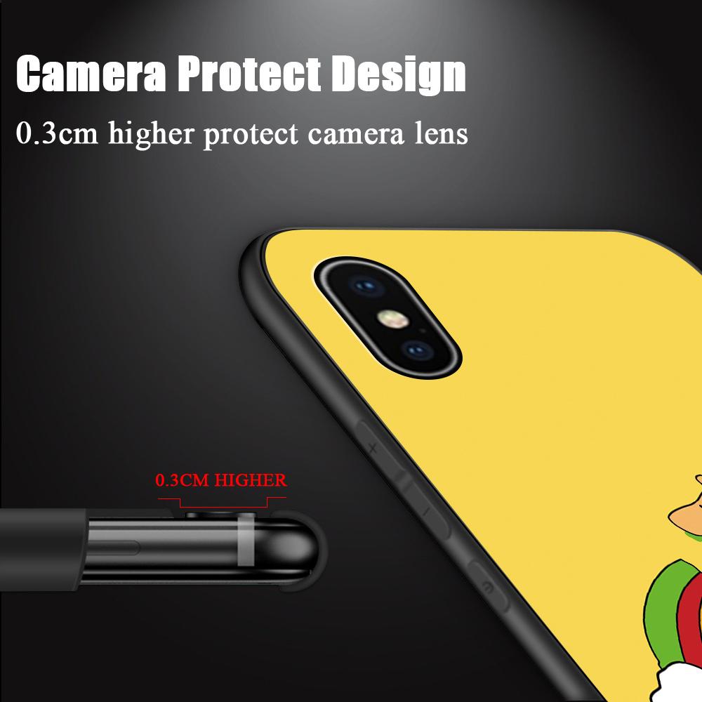 Estuche con dibujos de oso, jirafa y arcoíris con pronóstico del tiempo