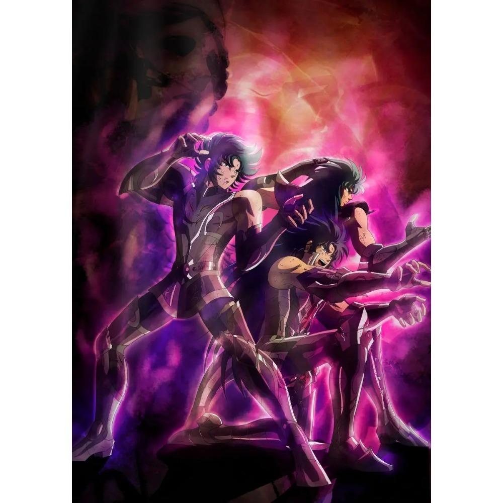 Japanese Anime Zodiac Saints Pop Classic Saint Seiya Rozan Dragon Art Poster Canvas Painting Wall Prints Picture Room Home Decor