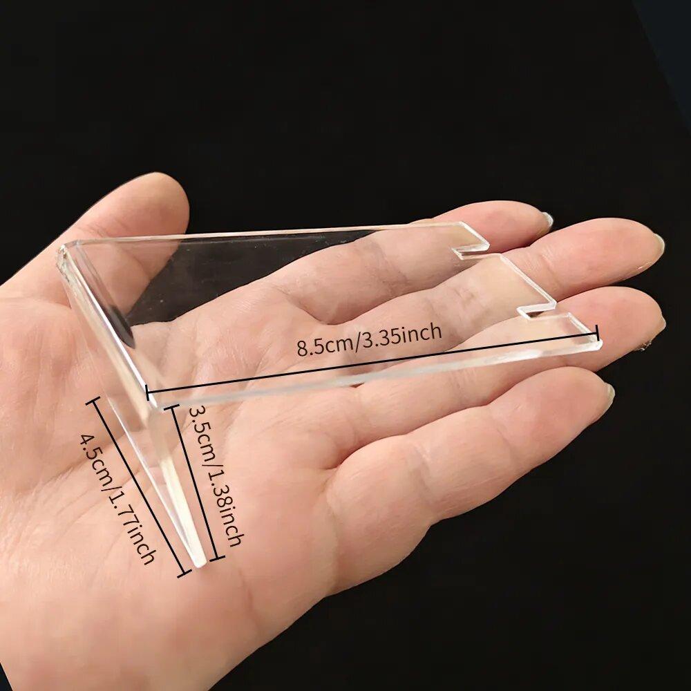 5/20pcs Transparent Acrylic Jewelry Rack Home Necklace Earring Storage Rack Store Retail Jewelry Display Stand