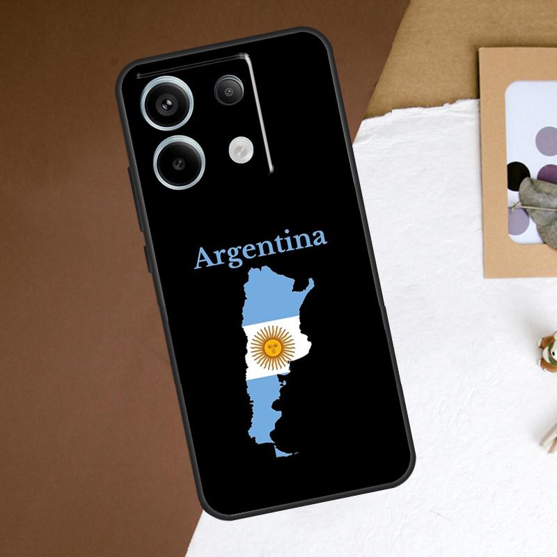Argentina Flag Case For Xiaomi Redmi Note 13 11 9 10 12 Pro Plus 9S 10S 11S 12S Redmi 13C 9C 10C 12C Cover