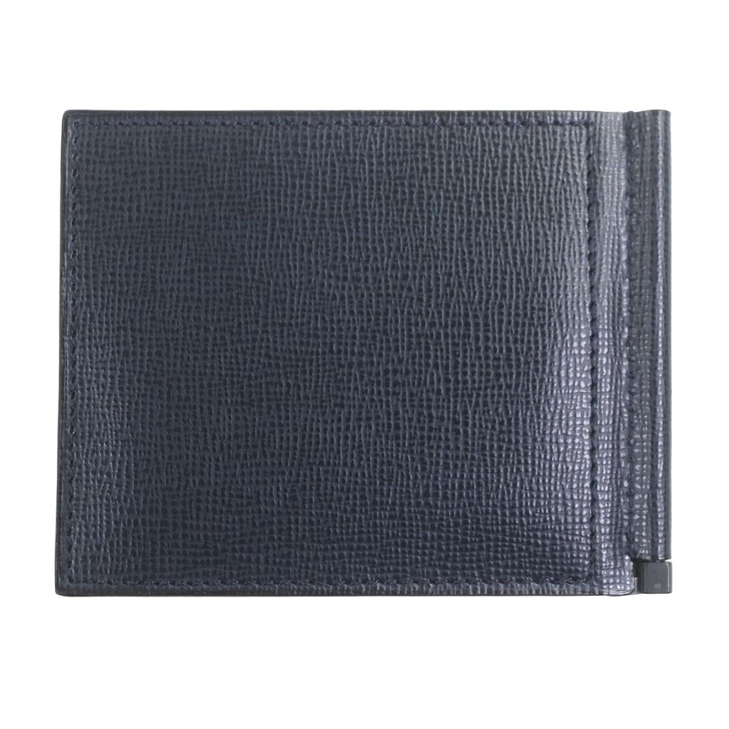 Pristine Valextra Card Case Dark navy Calf leather mens Used