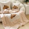 2026 New Cute Sofa Pillow Cartoon 2-in-1 Pillow Blanket Multifunctional Folding Blankets for Car Nap Air Conditioning Quilt