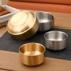 Korean 304 Stainless Steel Rice Bowl Double Layer Anti-Scalding Soup Noodles Bowls Salad Fruit Bowl Kitchen Tableware