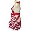 Daily Black White Stripe Mi Nimalist Cotton Apron for Kitchen Baking Art Painting Floral Work Smock