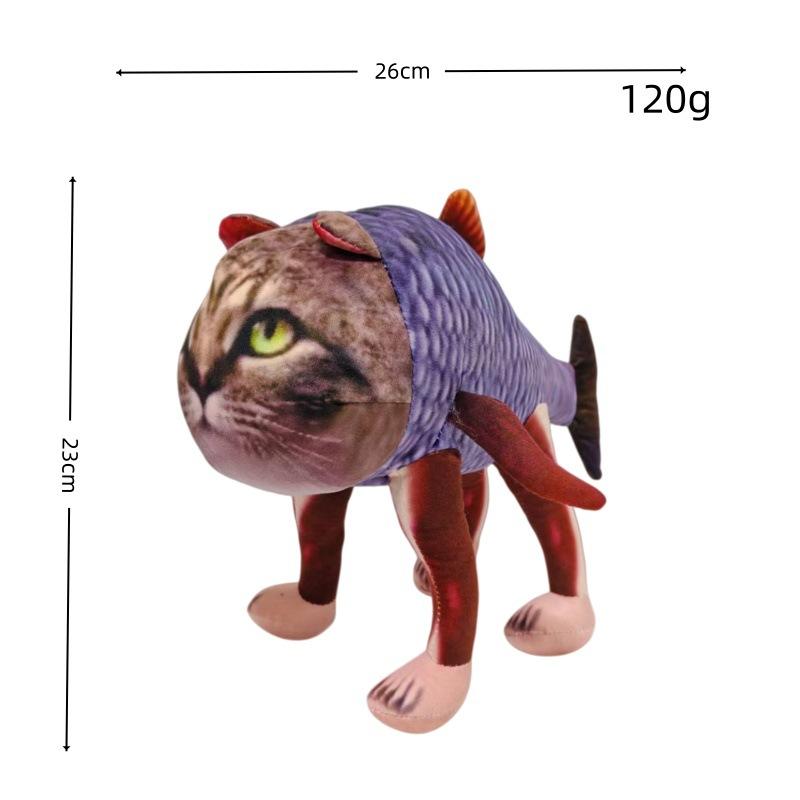 Tungtungsahur Shark AI American Shan Hai Jing Parody Plush Toy Doll