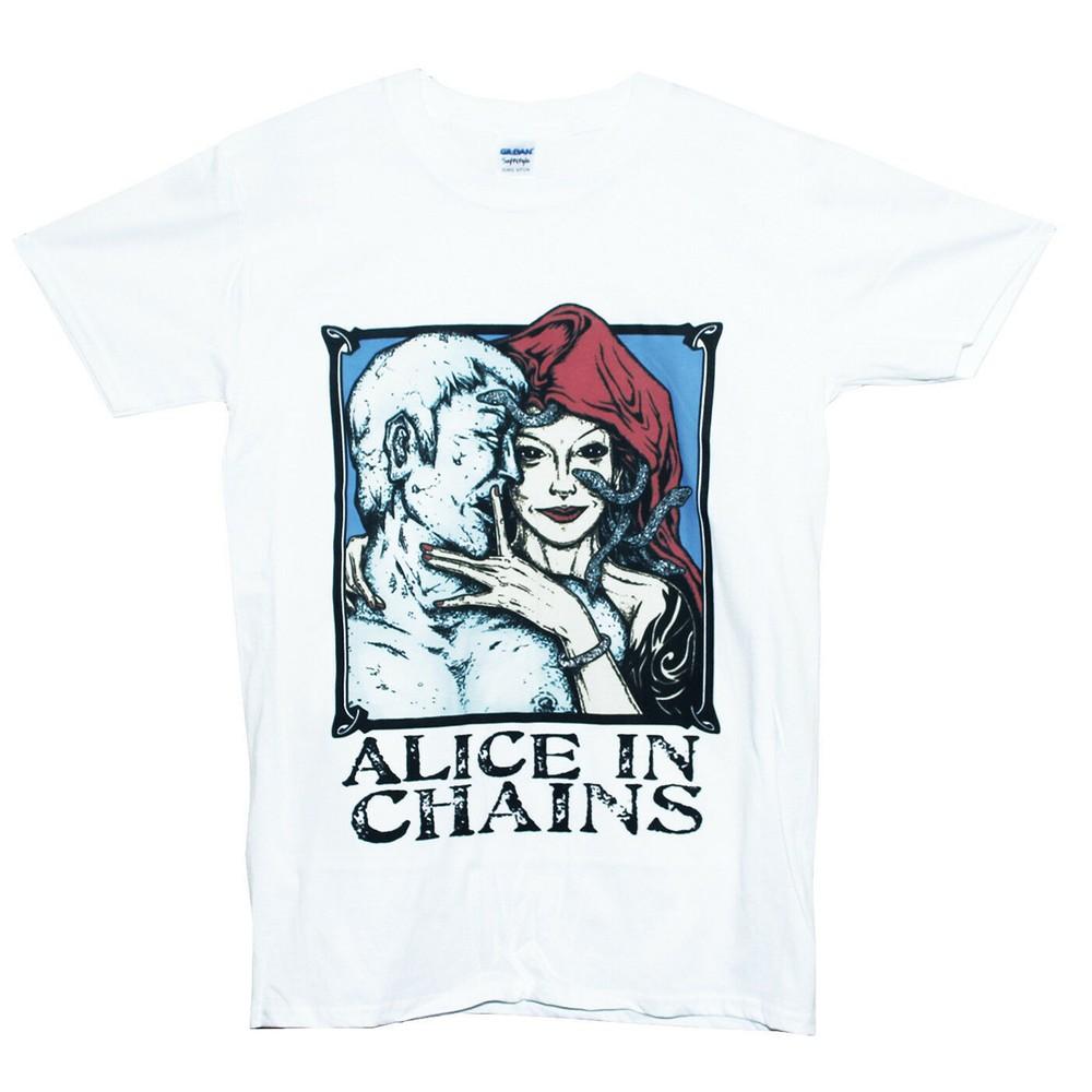 

Alice In Chains Металл Белый унисекс S-234XL D657 Унисекс футболка M