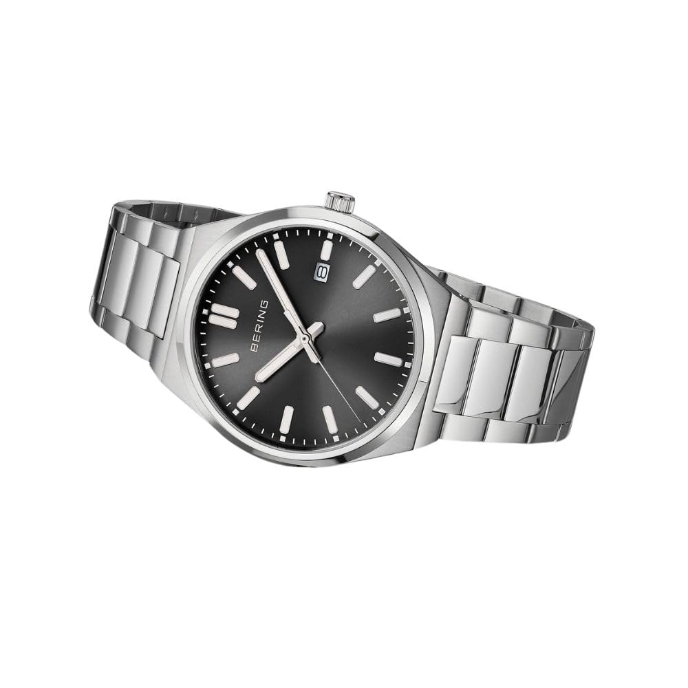 BERING Classic Link Men's Watch, Silver, 17639-702