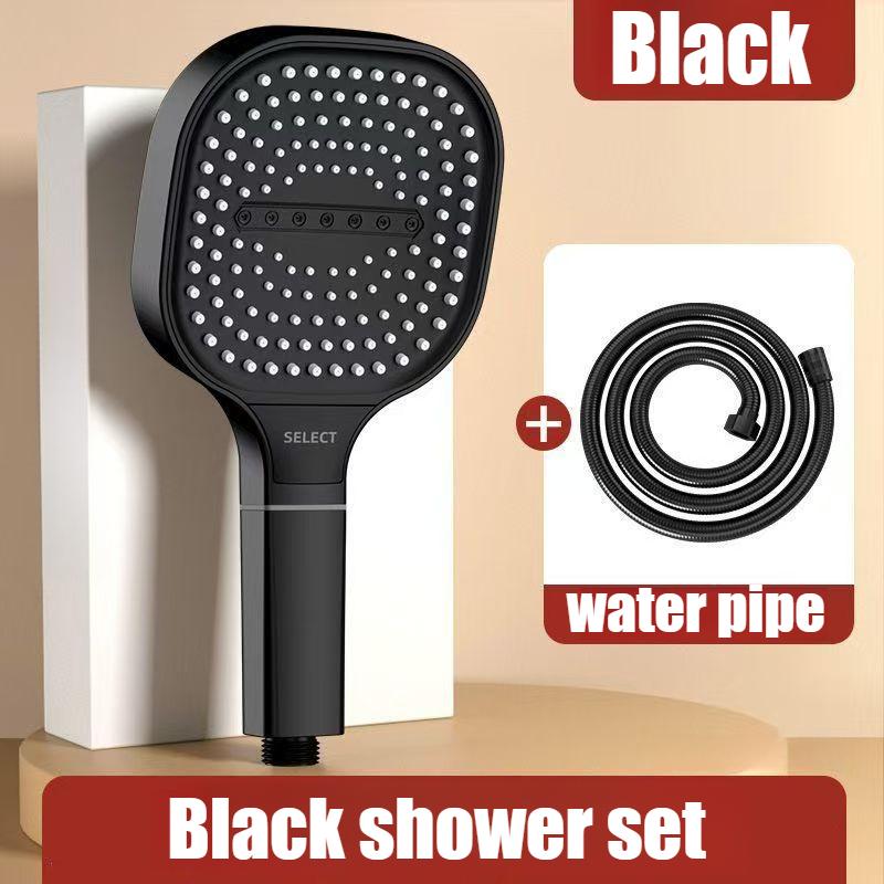 13cm Large Panel 3 Modes High Pressure Shower Head Massage Shower Head With Filter Bathroom Accessories New