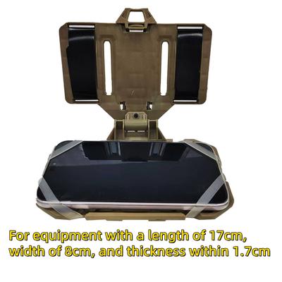 Utomhussport Taktisk MOLLE Vikbar Navigationsbräda Airsoft Kartfodral Adminpanel Mobiltelefonhållare för Skärmstorlek 4.7-6.7in