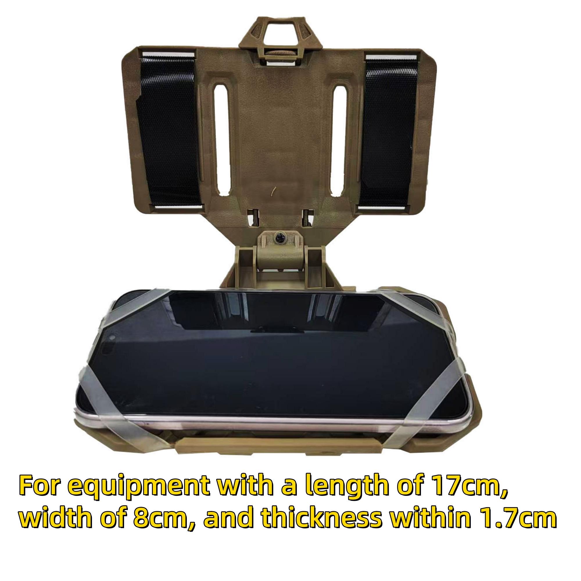 

Outdoor Sport Tactical MOLLE Folding Navigation Board Airsoft Map Case Admin Panel Mobile Phone Holder for Screen Size 4.7-6.7in хакі