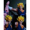 Cartoon 33cm Dragon Ball Z Cartoon Character Majin Buu Vs Vegetto Supports Gk Digital Pvc Statue Collection Model Doll Toy Statu